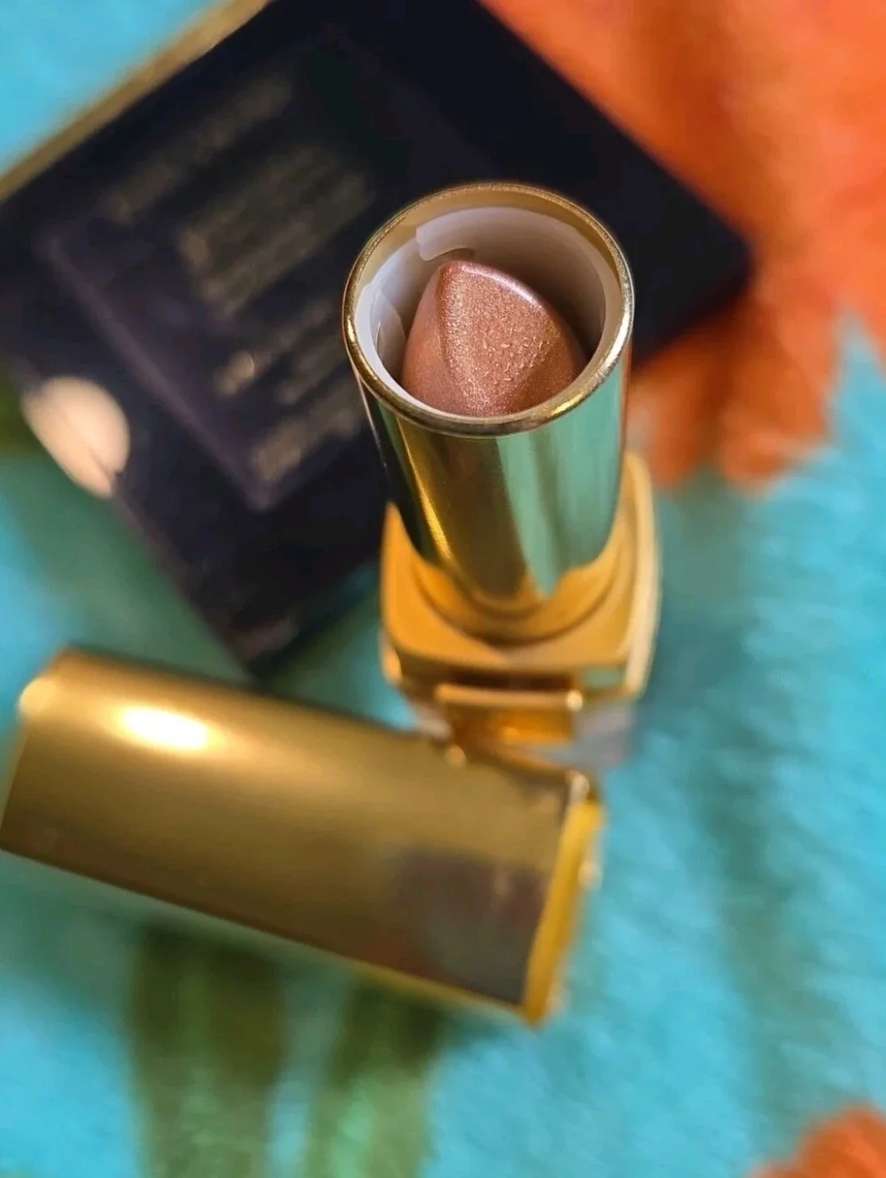 Estee Lauder FR Lame Lipstick & All Over Shimmer Highlighter Powder New